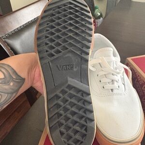 Vans Women’s Platform White Sneakers